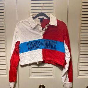 Cropped France Long Sleeve